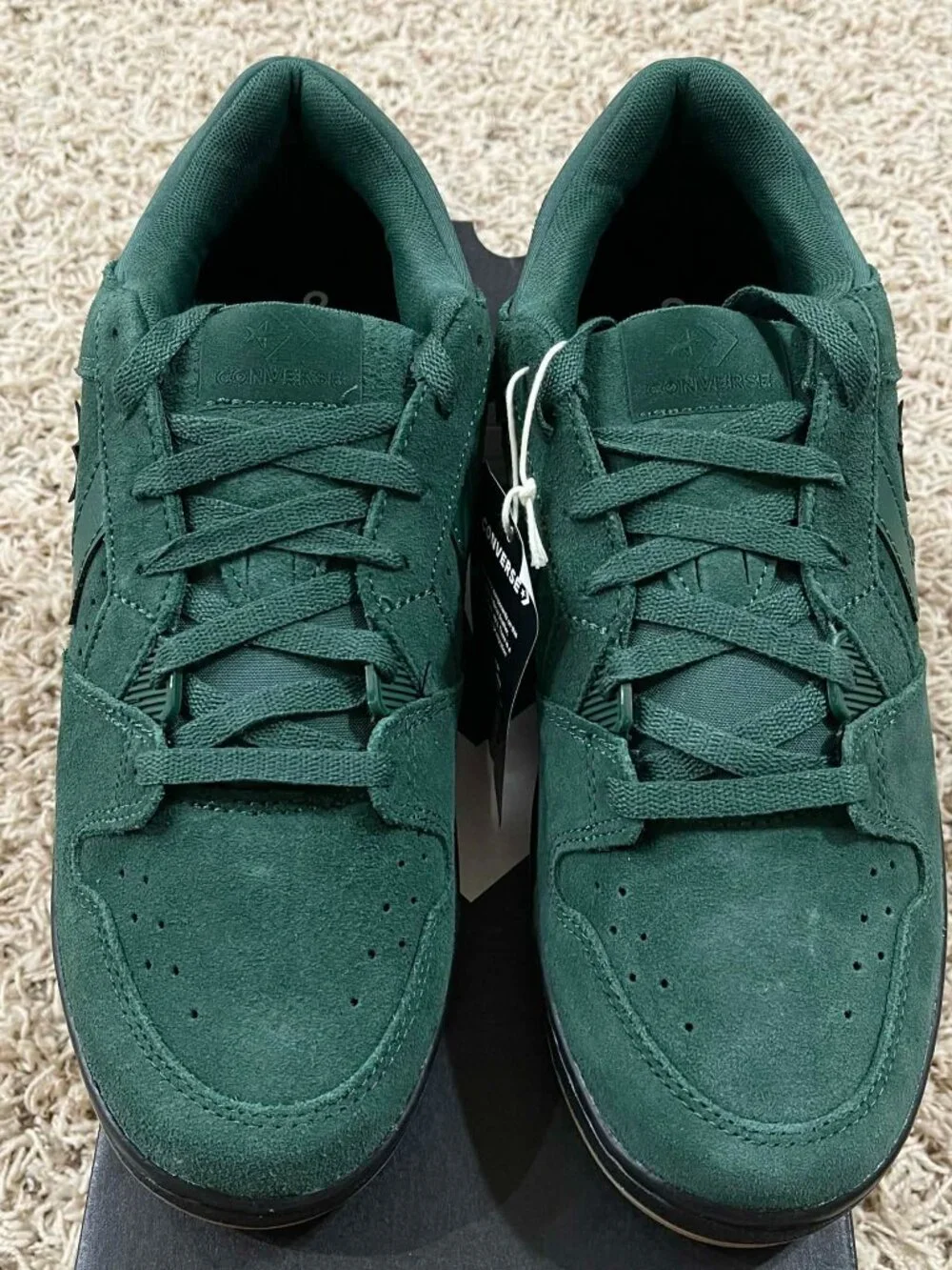 Converse Men's CL98 Suede Low Top Sneakers Shoes Green, Size 11 (New)